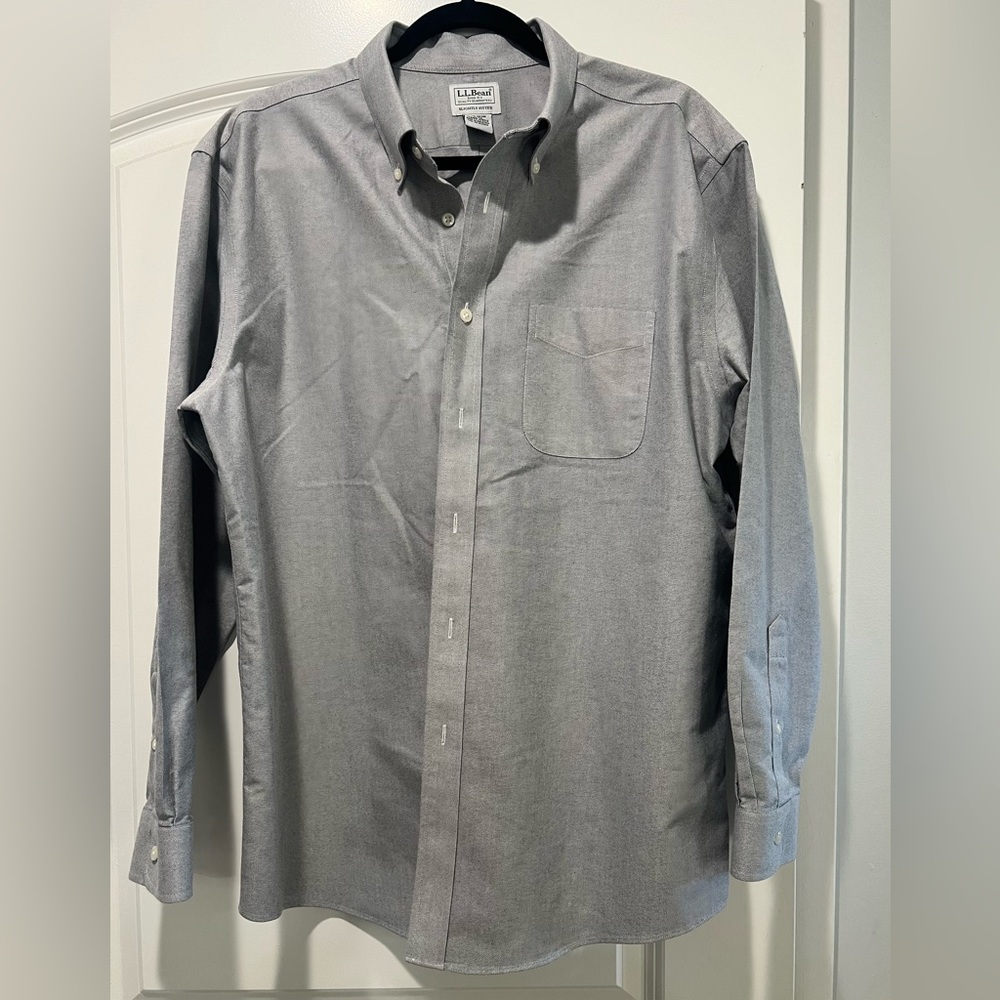 L.L. Bean collard button down